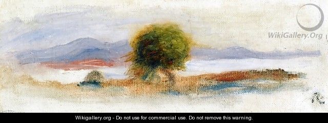 Cagnes Landscape IX - Pierre Auguste Renoir