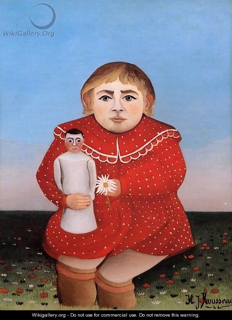 Child with Doll - Henri Julien Rousseau