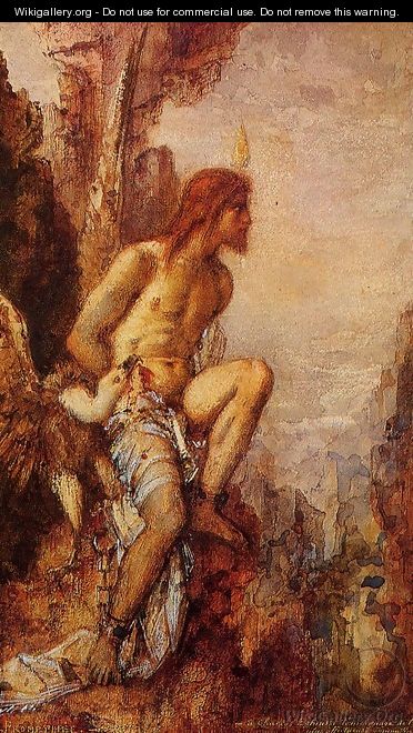 Prometheus in Chains - Gustave Moreau