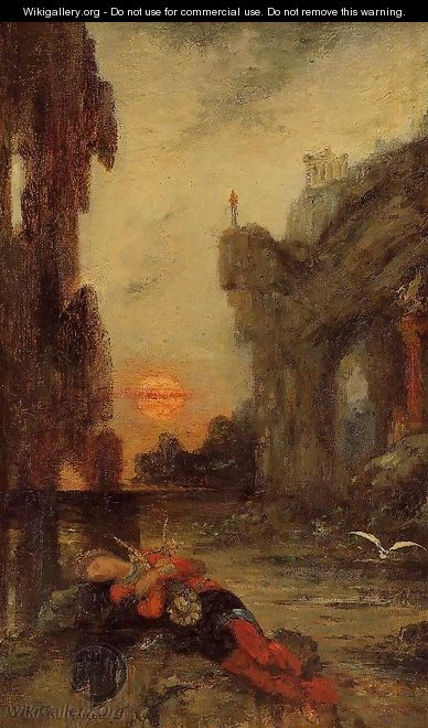 The Death of Sappho - Gustave Moreau