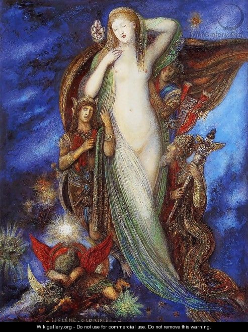 Helene glorifee - Gustave Moreau