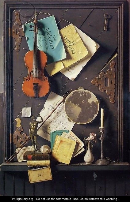 The Old Cupboard Door - William Michael Harnett