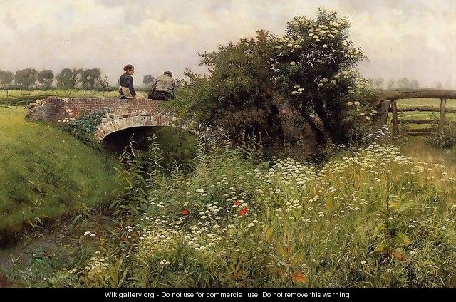 A Meeting on the Bridge - Emil Claus