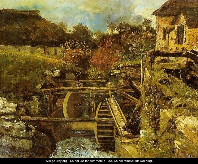The Ornans Paper Mill - Gustave Courbet