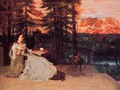 The Lady of Frankfurt - Gustave Courbet