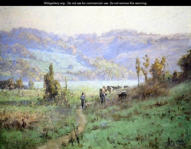 In the Whitewater Valley near Metamora - Theodore Clement Steele