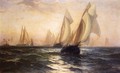 Ships in Harbor - Edward Moran