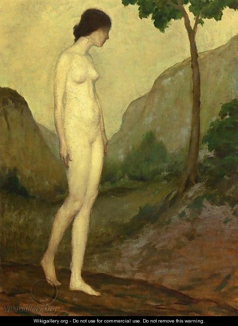 Nude in Landscape - Arthur Bowen Davies