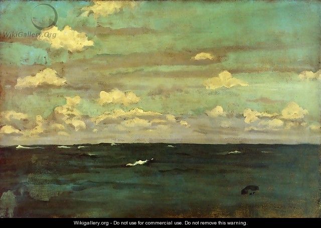 Violet and Siilver: A Deep Sea - James Abbott McNeill Whistler