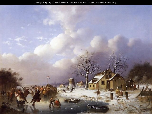 Skating Scene in Holland - Johann Mongels Culverhouse