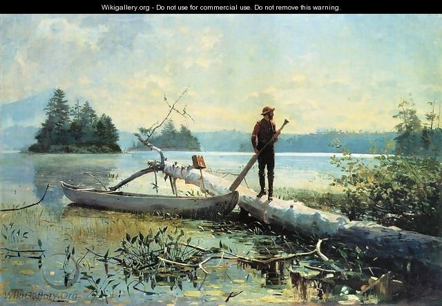 The Trapper, Adirondacks - Winslow Homer