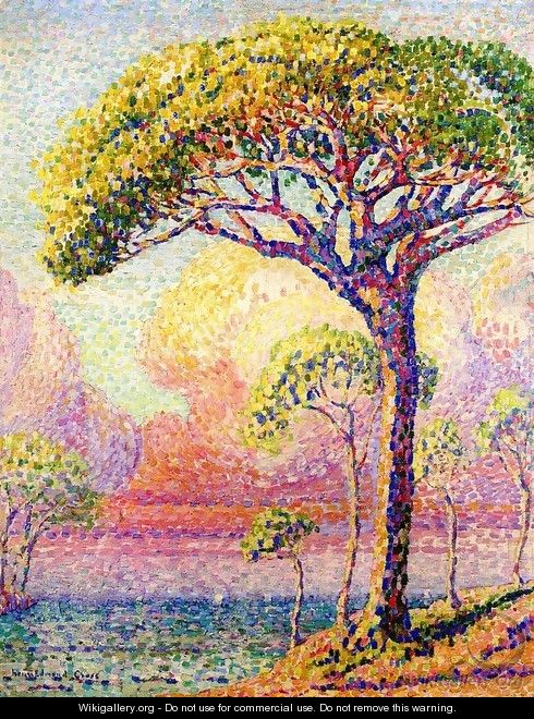 A Pine Tree - Henri Edmond Cross