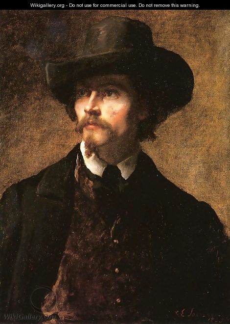 Man with a Hat - Eastman Johnson