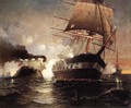 Sinking of the "Cumberland" by the "Merrimack" - Edward Moran