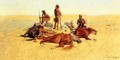 The Last Lull in the Fight - Frederic Remington
