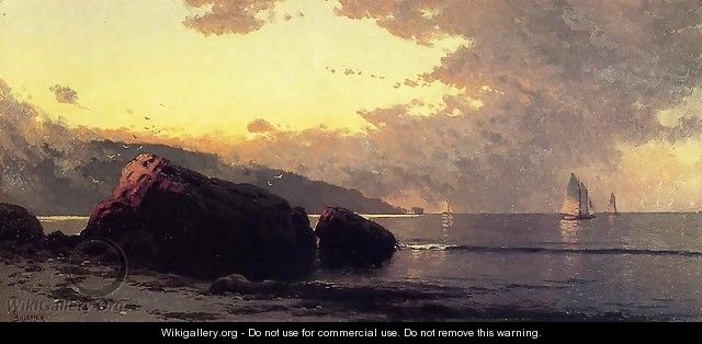 Sunset, Bailey Island - Alfred Thompson Bricher