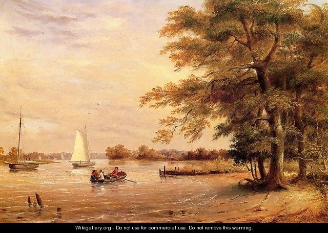 On the Shrewsbury River, Redbank, New Jersey - Thomas Birch