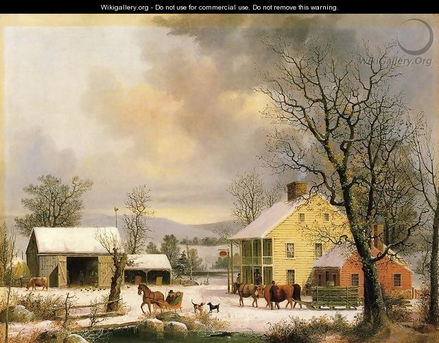 Winter in the Country II - George Henry Durrie