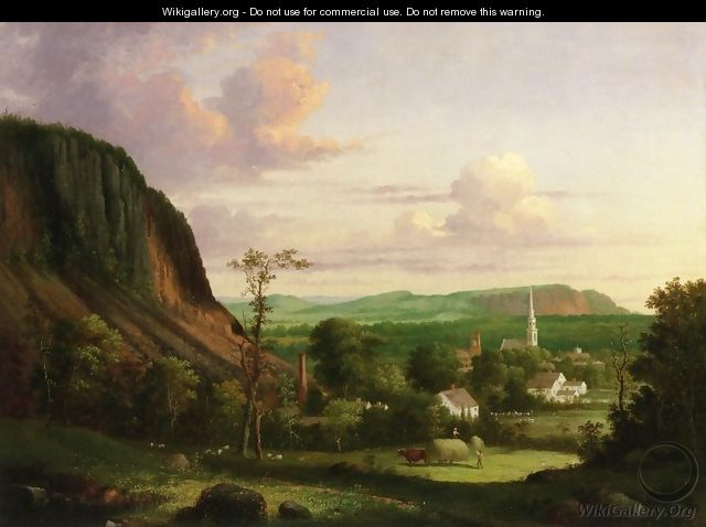 View of Westville - George Henry Durrie