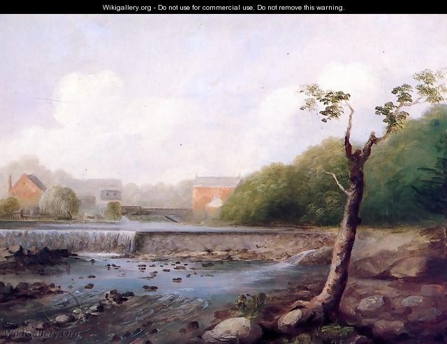 Kinney Town Dam, Seymour, Connecticut - George Henry Durrie