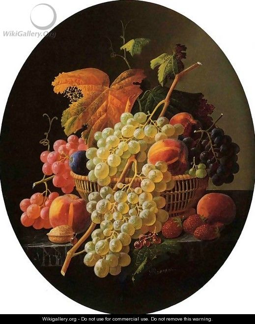 Still Life with Fruit X - Severin Roesen