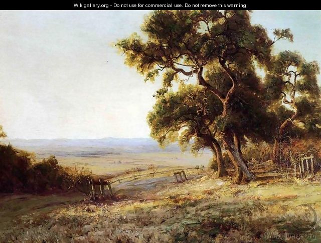 Late Afternoon, Valley of the Leon - Julian Onderdonk