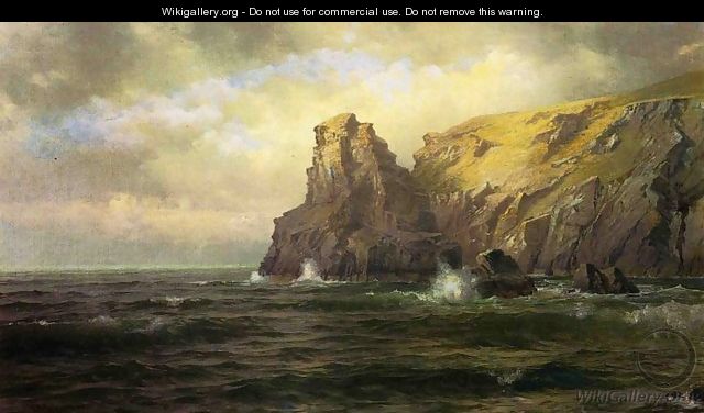 Cliffs of Cornwall - William Trost Richards