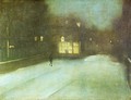Nocturne: Grey and Gold - Chelsea Snow - James Abbott McNeill Whistler