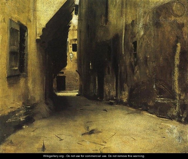 A Street in Venice I - John Singer Sargent
