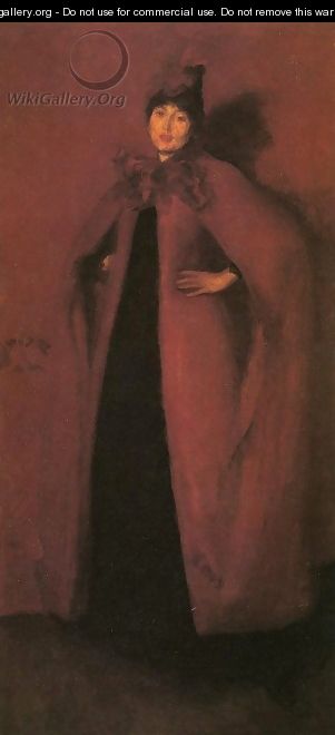 Harmon in Red: Lamplight - James Abbott McNeill Whistler