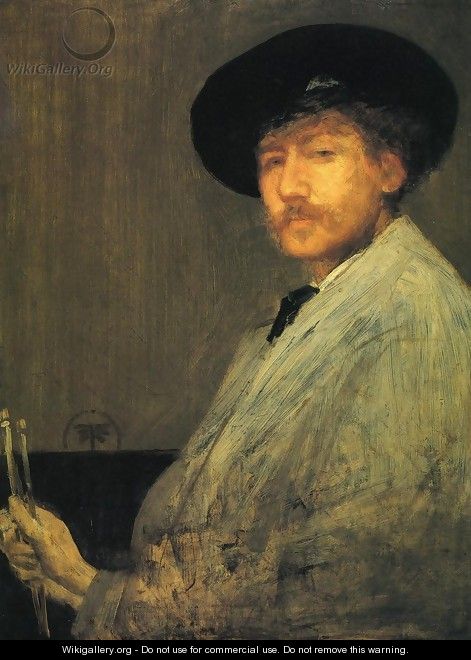 Arrangement in Grey: Portrait of the Painter - James Abbott McNeill Whistler