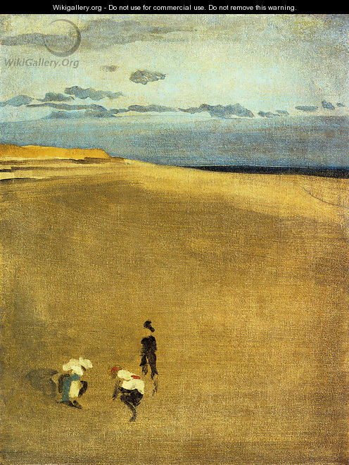 The Beach at Selsey Bill - James Abbott McNeill Whistler