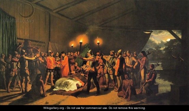 The Death of Desoto - Johann Mongels Culverhouse
