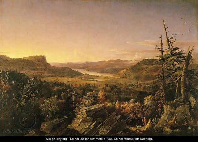 View of Greenwood Lake, New Jersey - Jasper Francis Cropsey