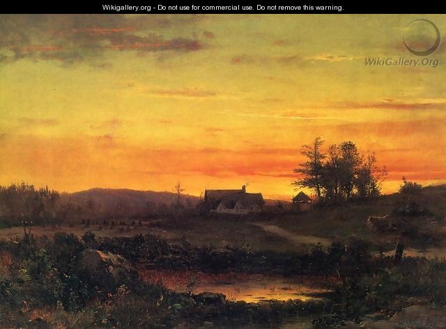 Twilight Landscape - Thomas Worthington Whittredge