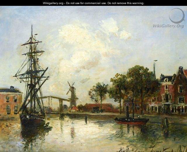 Entry to the Port, Rotterdam - Johan Barthold Jongkind