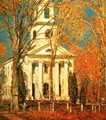 Church at Old Lyme - Frederick Childe Hassam