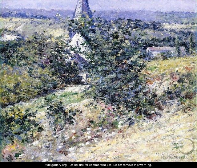 Old Church at Giverny - Theodore Robinson