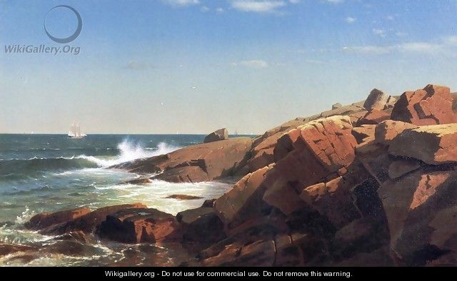 Indian Rock, Narragansett, Rhode Island - William Stanley Haseltine