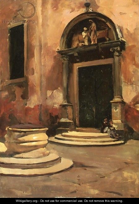 Entrance of Little Church - Ralph Wormsley Curtis
