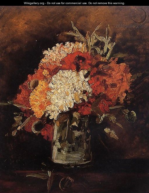 Vase with Carnations 2 - Vincent Van Gogh