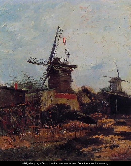 Le Moulin de Blute-Fin - Vincent Van Gogh