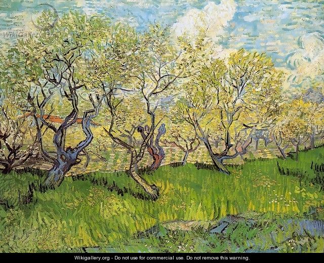 Orchard in Blossom I - Vincent Van Gogh