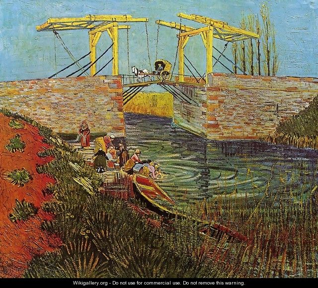 The Langlois Bridge at Arles I - Vincent Van Gogh
