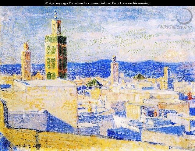 View of Meknes, Morocco I - Theo van Rysselberghe