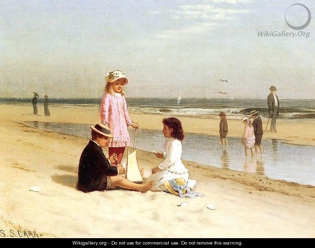 Children on the Beach I - Samuel S. Carr