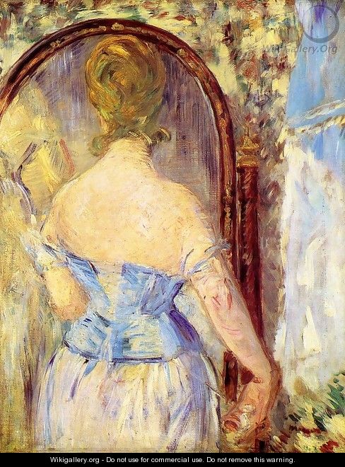 Before the Mirror - Edouard Manet