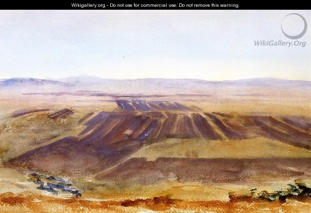 The Plains from Nazareth - John Singer Sargent