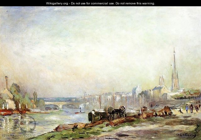 Rouen, the Seine and the Cathedral - Albert Lebourg