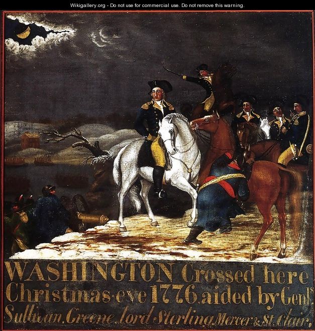 Washington at the Deleware - Edward Hicks